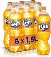 Pack de 6 bouteilles de Fanta Orange , 1.5 litres