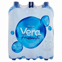 Pack de 6 Bouteilles de  Eau Vera gazeuse  , 1.5 Litres