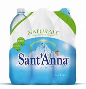 Pack de 6 Bouteilles de  Eau Sant 'Anna naturel  , 1.5 Litres